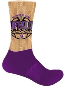Buffalo Basketball Socks